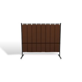 Parawan spawalniczy SOLID MAX 2100mm z lamelami kol. brązowy 1900x2100 mm