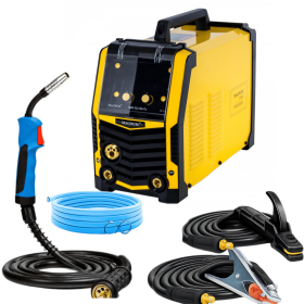 Spawarka inwerterowa MAGNUM MIG 212 ALU CU SYNERGIA 200A/60%, MB15 3m