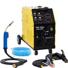 PÓŁAUTOMAT SPAWALNICZY MIG/MAG 358W MMA IGBT MAGNUM