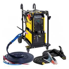 Esab Fabricator ET 410iP TIG DC Puls + Chłodnica + Zestaw jezdny 4-kołowy
