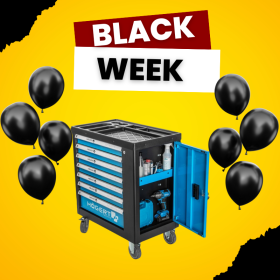 WÓZEK SZAFKA NARZĘDZIOWA 544 sztuk HOGERT HT7G050 BW