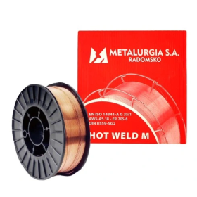 DRUT SPAWALNICZY METALURGIA 1.0 5KG SG2 MIG/MAG