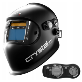 Przyłbica spawalnicza OPTREL Crystal 2.0 czarna 1006.901