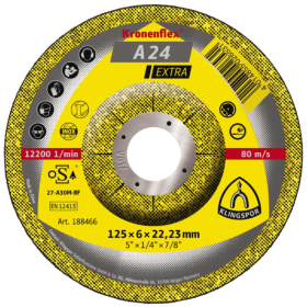 Tarcza do szlifowania metalu 125x6x22 mm
