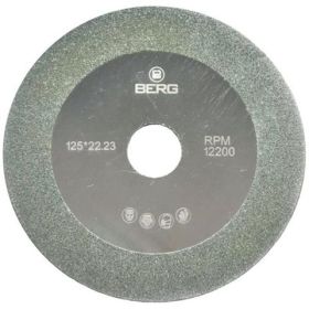 Tarcza diamentowa galwanizowana BERG 125mm do cięcia szkła i PVC