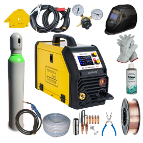 Spawarka inwerterowa Magnum MIG 223 Dual Puls Synergia 200A MB24 3m ZESTAW